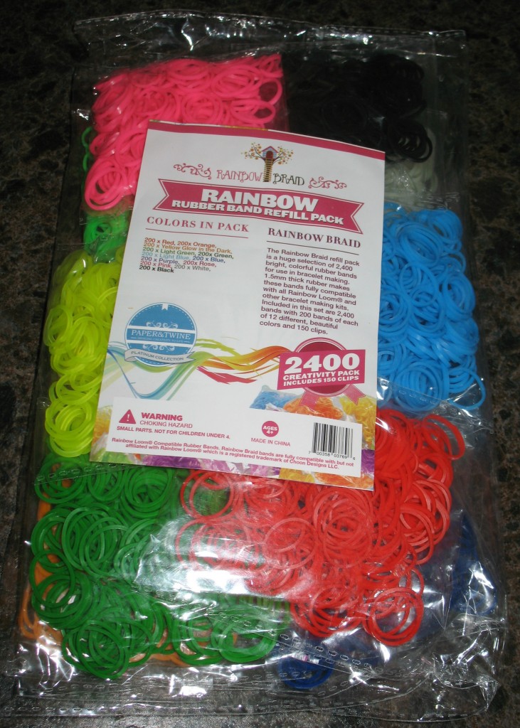 Rainbow Braid Rubber Band Refill Pack