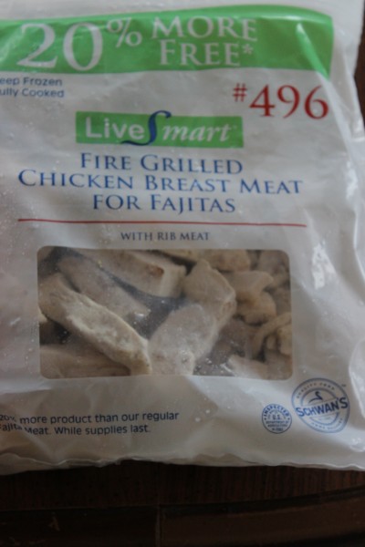 Schwans Fire Grilled Chicken Breast Meat for Fajitas