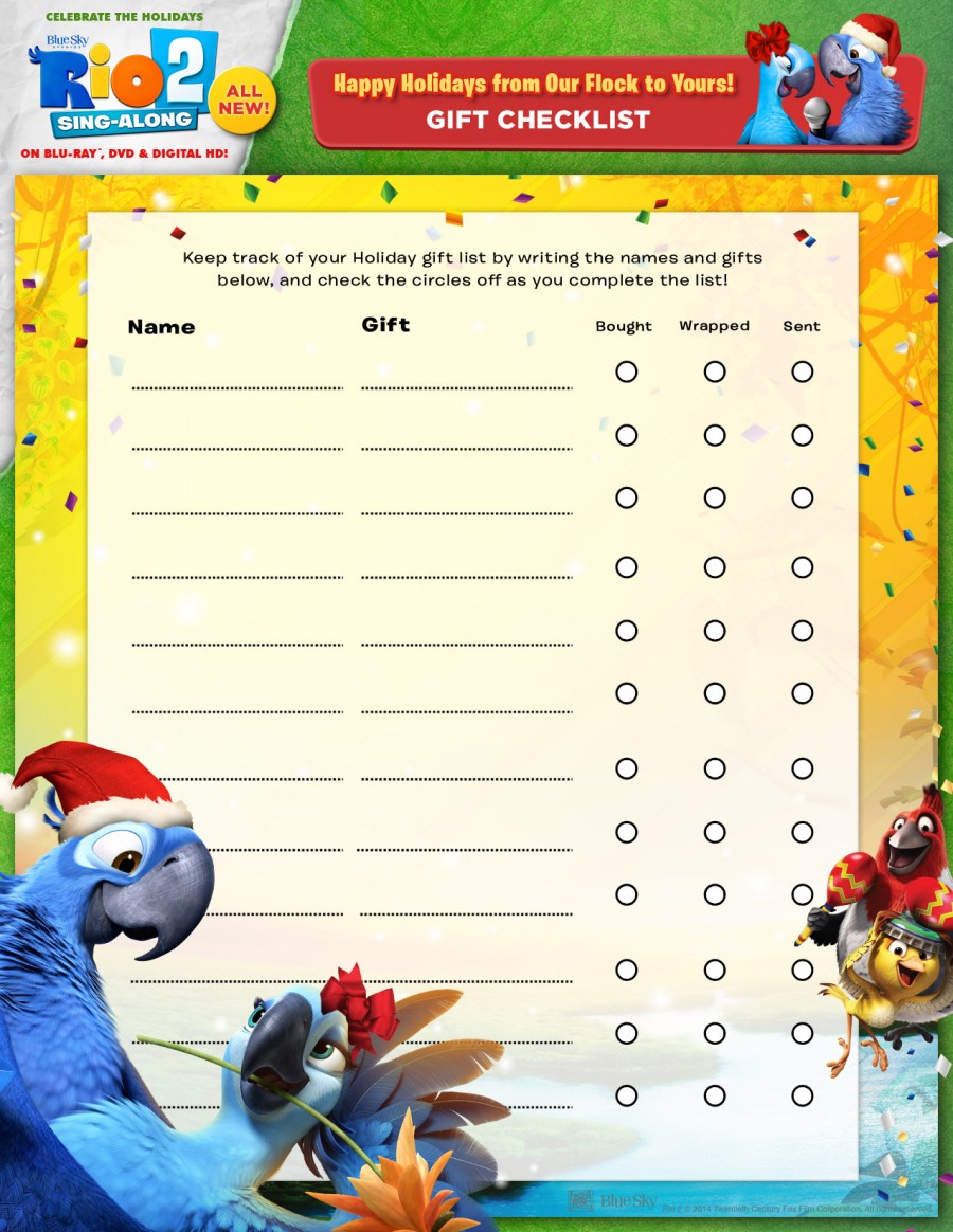 Rio 2 Sing-Along Giveaway and Fun Rio 2 Inspired ...