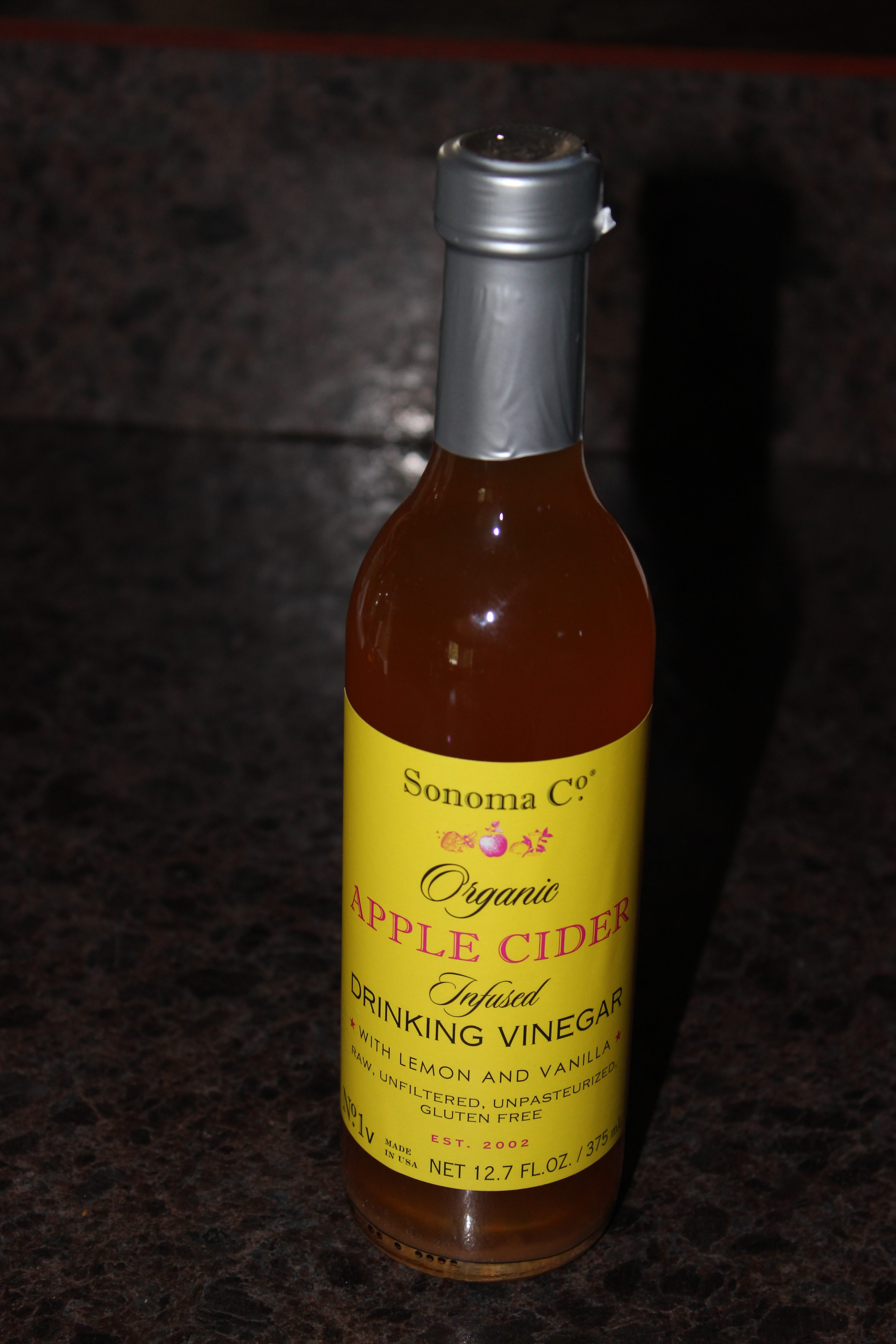 Sonoma Co Organic Apple Cider Infused Drinking Vinegar ...